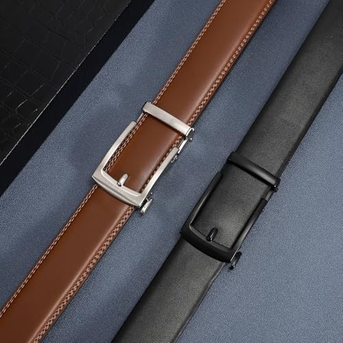 Mens Belts Leather Ratchet Black Belt Men Adjustable Buckle Ratchet Belts For men Casual Dress3