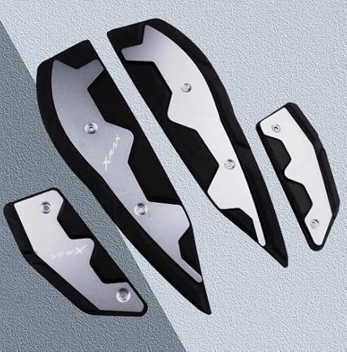 Aleyar ヤマハ XMAX125 XMAX250 XMAX300 2023 XMAX 400 V2 2017-2024 全年? ステップボード (シルバー)