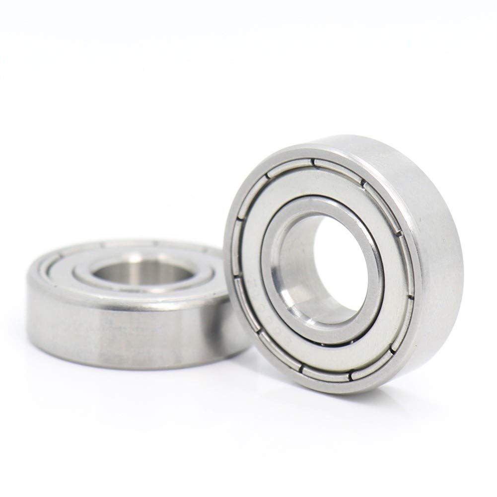 Tangjc-b S6008ZZ Roulement à Gorge Profonde (x2) ABEC-1 S6008 Z ZZ S 6008 440C Acier Inoxydable S6008Z roulements à Billes 40 * 68 * 15 mm