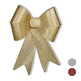 Glitzer Glamour: Schleife als opulenter Schmuck zur Innendekoration, zum Verschenken und Basteln