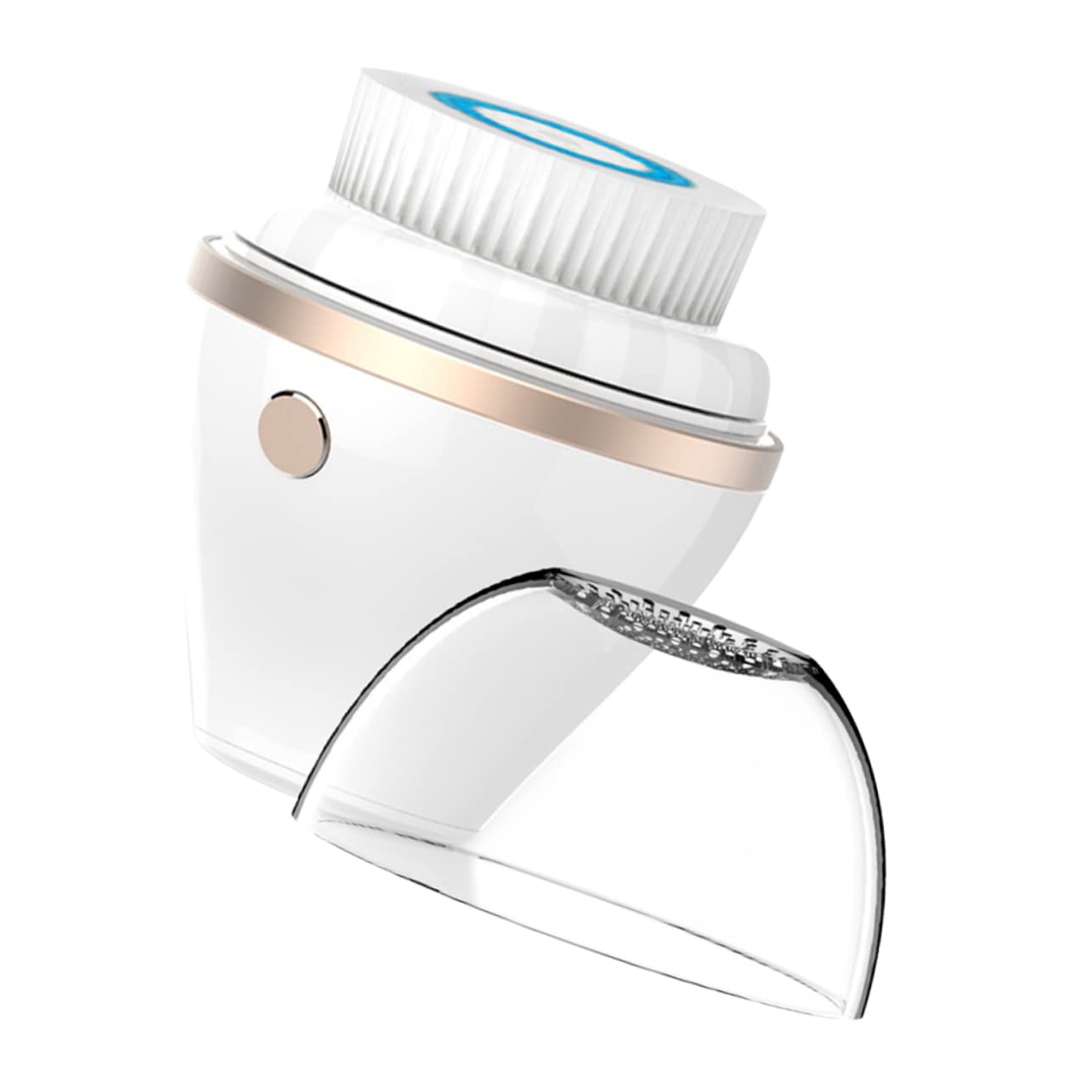 Cepillo de Limpieza Facial Eléctrico 300mah Blanco de Plástico Abs
