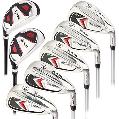 Ram Golf Accubar Mens Graphite/Steel Iron Set Cover
