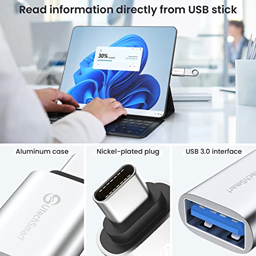 Utechsmart Usb C To Usb Adapter [2 Pack], Usb C Adapter To Usb, Usb C Male To Usb Female Adapter Compatible With Macbook Pro, Macbook Air, Imac And More Type C Or Thunderbolt 4/3 Devices, Usbc To Usb #TOP5