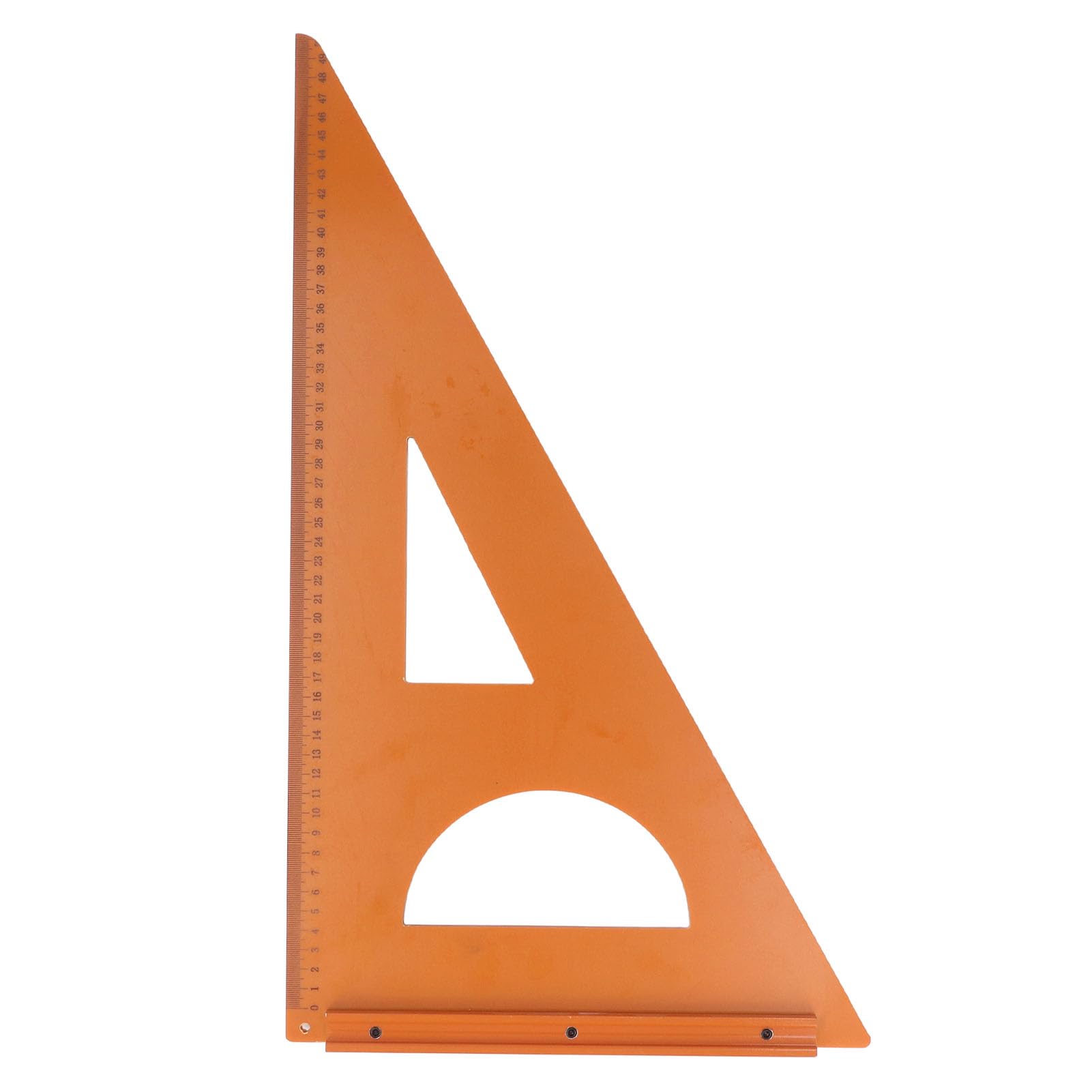 Socobeta Righello Quadrato da Carpentiere Triangolare Design Robusto per Misurazioni Accurate Nella Lavorazione del Legno 50x30 Cm