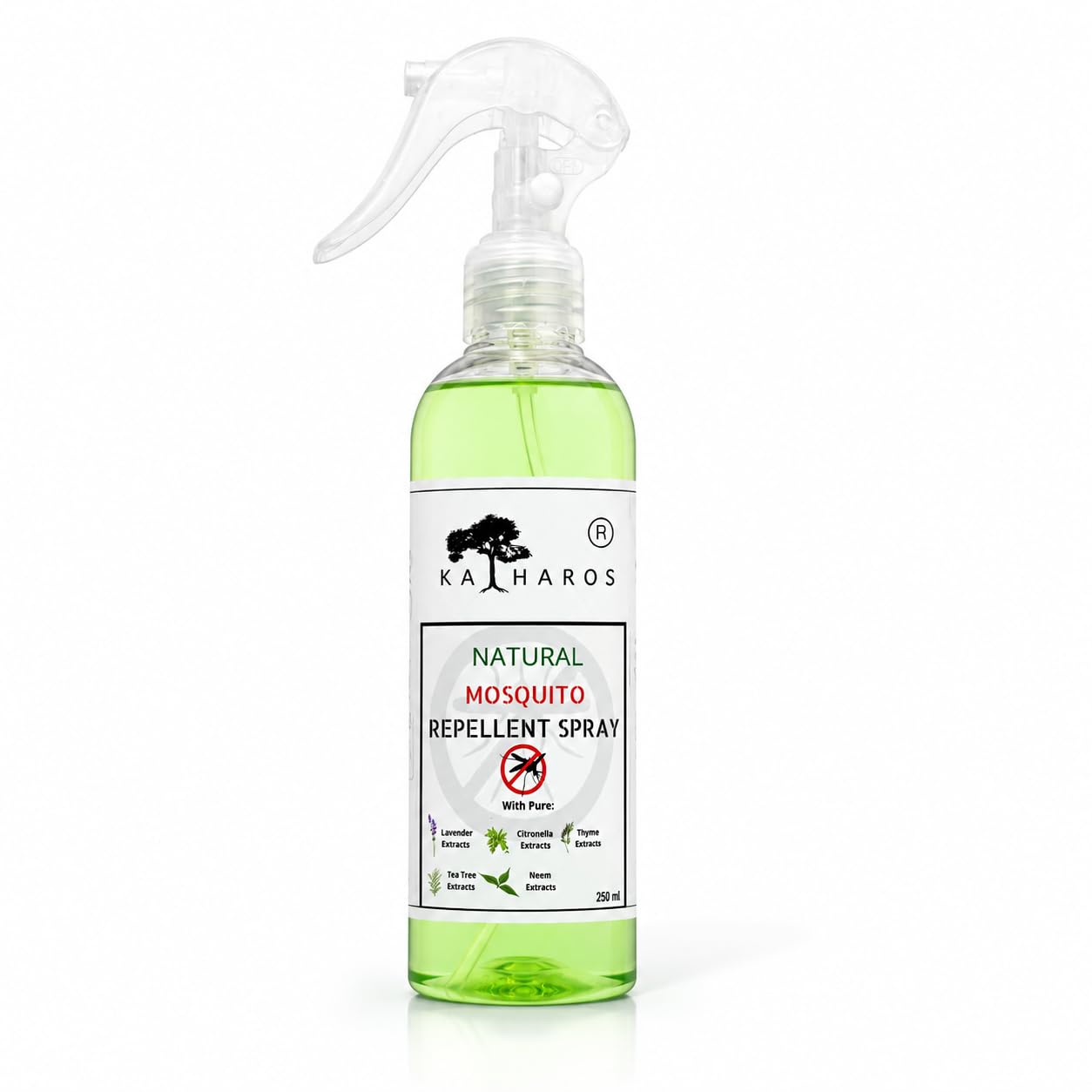 KATHAROS Herbal Mosquito Repellent Spray 250ml | Citronella Oil Based Plant Formula | Mosquito Repellent for Home, Garden & Outdoor Use | Refreshing Herbal Aroma Spray-picture-32