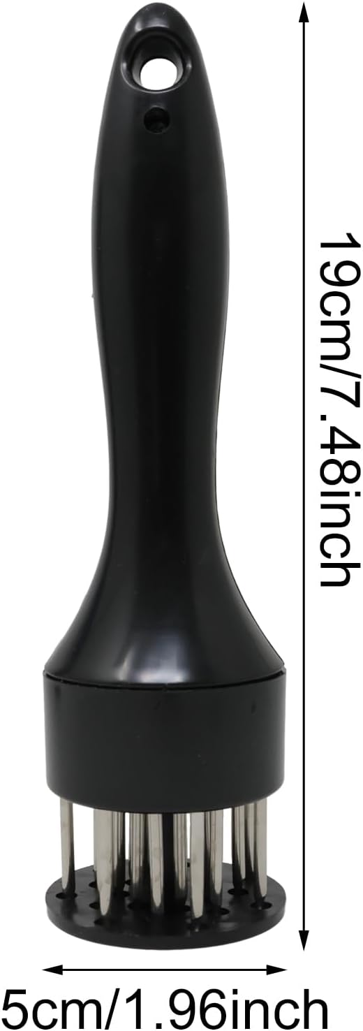 Ablandador de Carne de Acero Inoxidable 19cm para Res Cerdo Pollo Pescado miniatura 3
