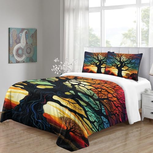 Ensemble de literie 3D Arbre de Vie pour chambre cocooning - 5