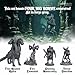 Underdusk Chaotic Encounters: 64pc DND Miniatures Bulk Set - High-Definition Monsters - 24 Designs, 28mm Scale with 4 Large Bosses (Hydra, Fire Elemental, Gluttony, Forest Guardian) - Stats Included