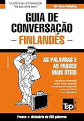 Capa de Guia de Conversação Português-Finlandês e mini dicionário 250 palavras
