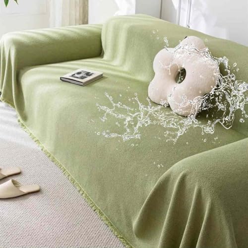 YSZBD Housse De Canapé Imperméable Universelle 3/4/1/2 Places Housse Canapé d'angle Protection Canapé Chien Chat Anti Griffe Recouvre Canape Pendant Quatre Saisons(#24,90x180cm)