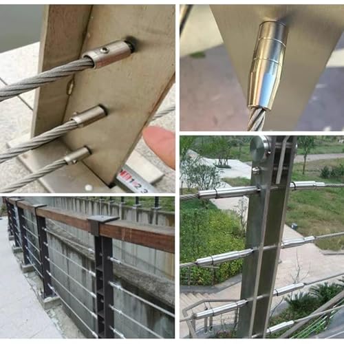 Tendeur de câble 10 pièces ridoir acier résistant à la rouille