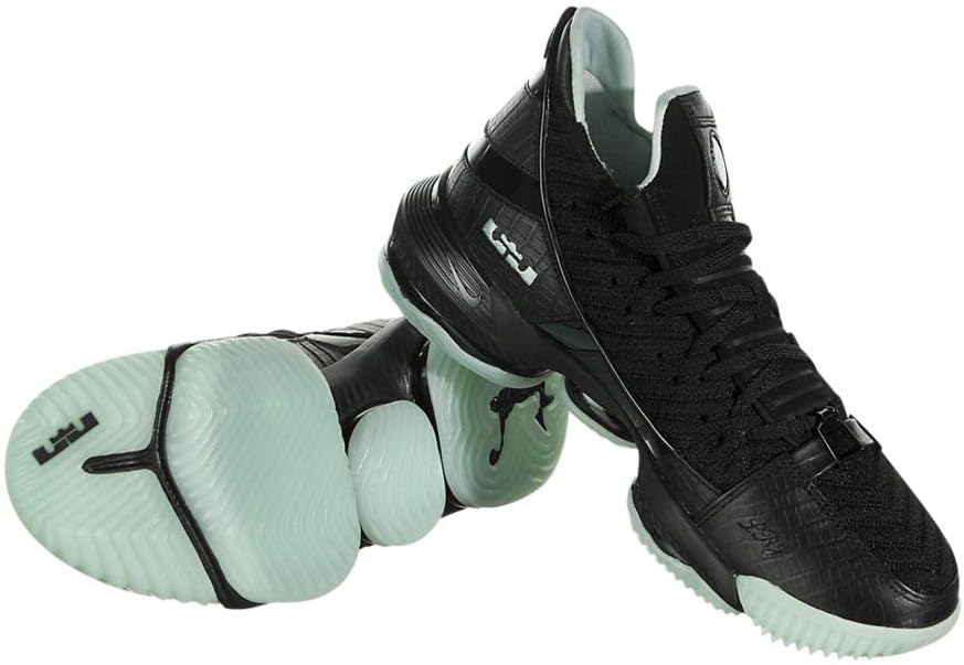 Nike Lebron XVI 16 Glow Mens Cd2451-001, Black/Glow, 12 Women/10.5 Men