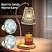 Elenhome GU10 Halogen Light Bulbs, 6 Pack 120V 50W Dimmable MR16 GU10+C Bulbs with Glass Cover, 2800K Warm White Scent Wax Burner Light Bulb & Recessed Light Bulbs for Candle Warmer Lamp