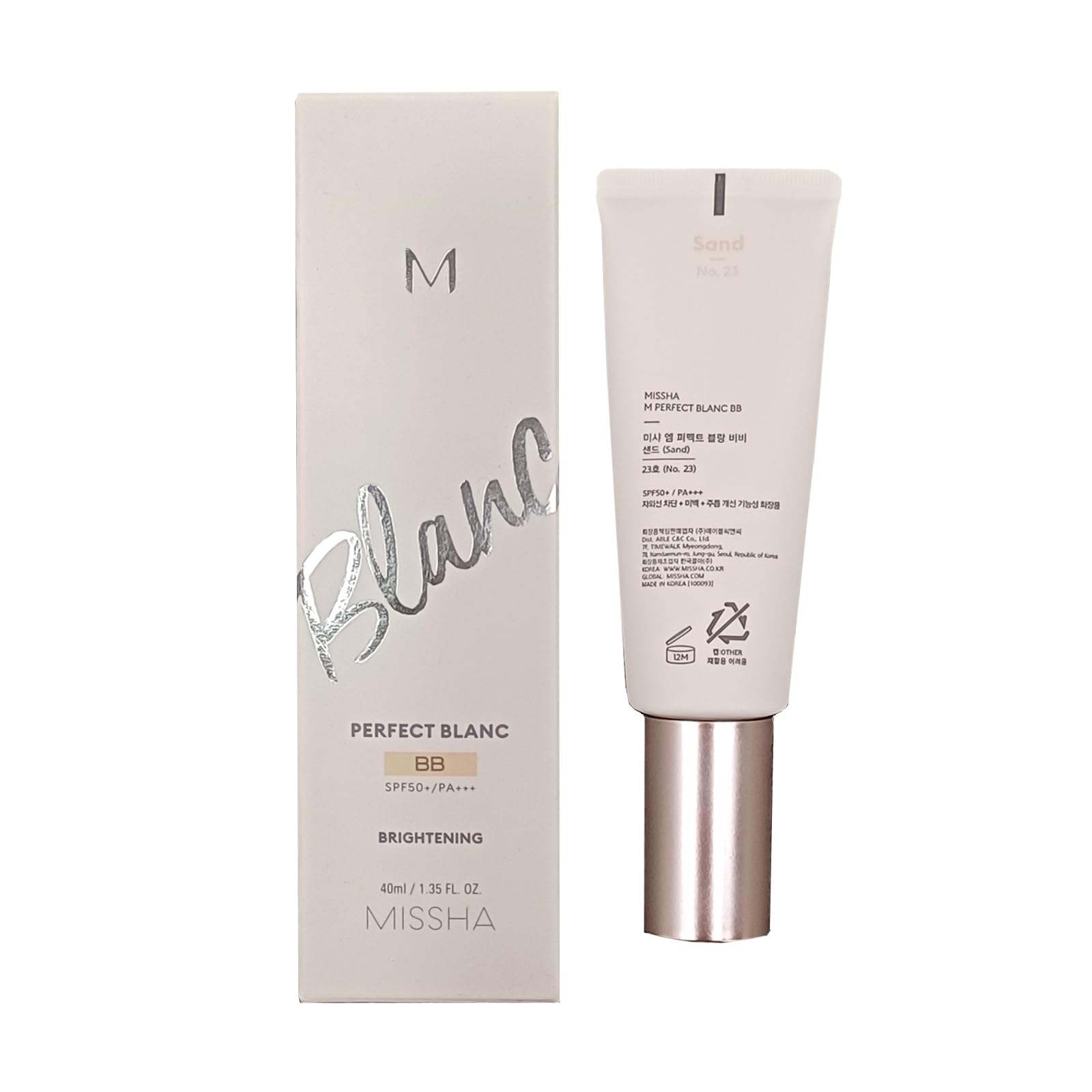 Amazon.com: M Perfect Blanc BB Creams, SPF50+ PA+++, Flawless