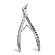 Ingrown Toenail Clippers, Straight Blade Sharp Pointed Tip for Ingrown Nails, Stainless Steel 7-Shaped Beveled Toenail Cutter for Thick Nails, Pedicure Tools for man Seniors(Silver)