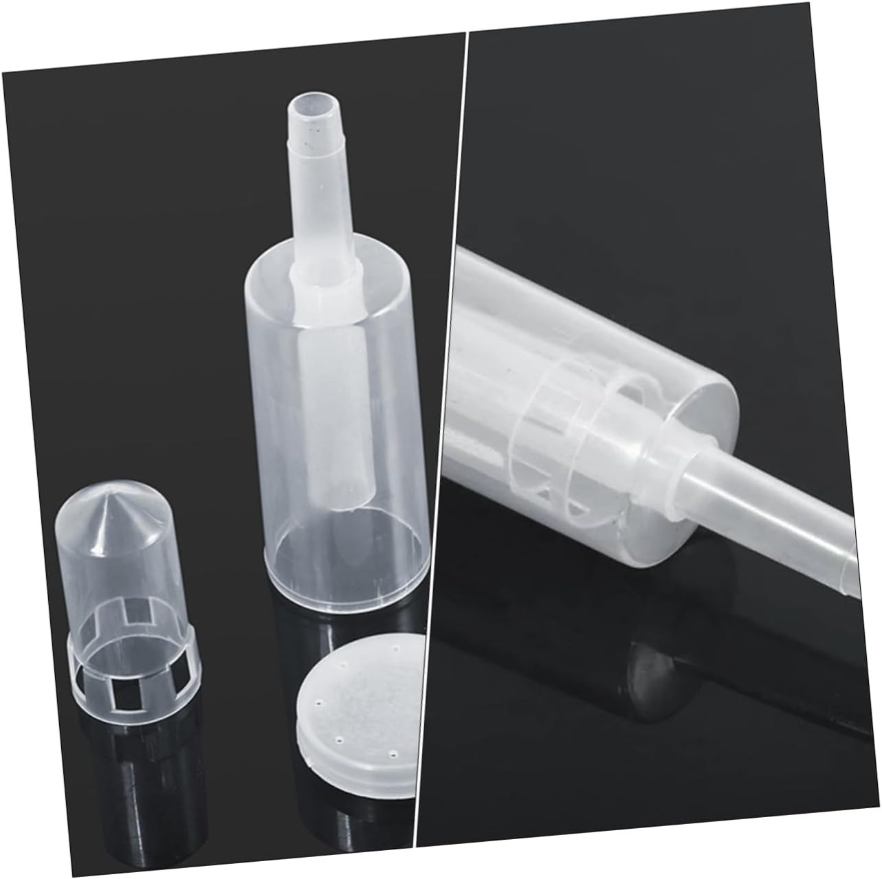 3 Set One Way Airlock Valves with Silicone Plugs for Home Brewing