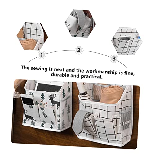 Operitacx Bolsa De Armazenamento Atrás Da Porta Bolsa De Armazenamento Kickstand Bin Organizador 1 P