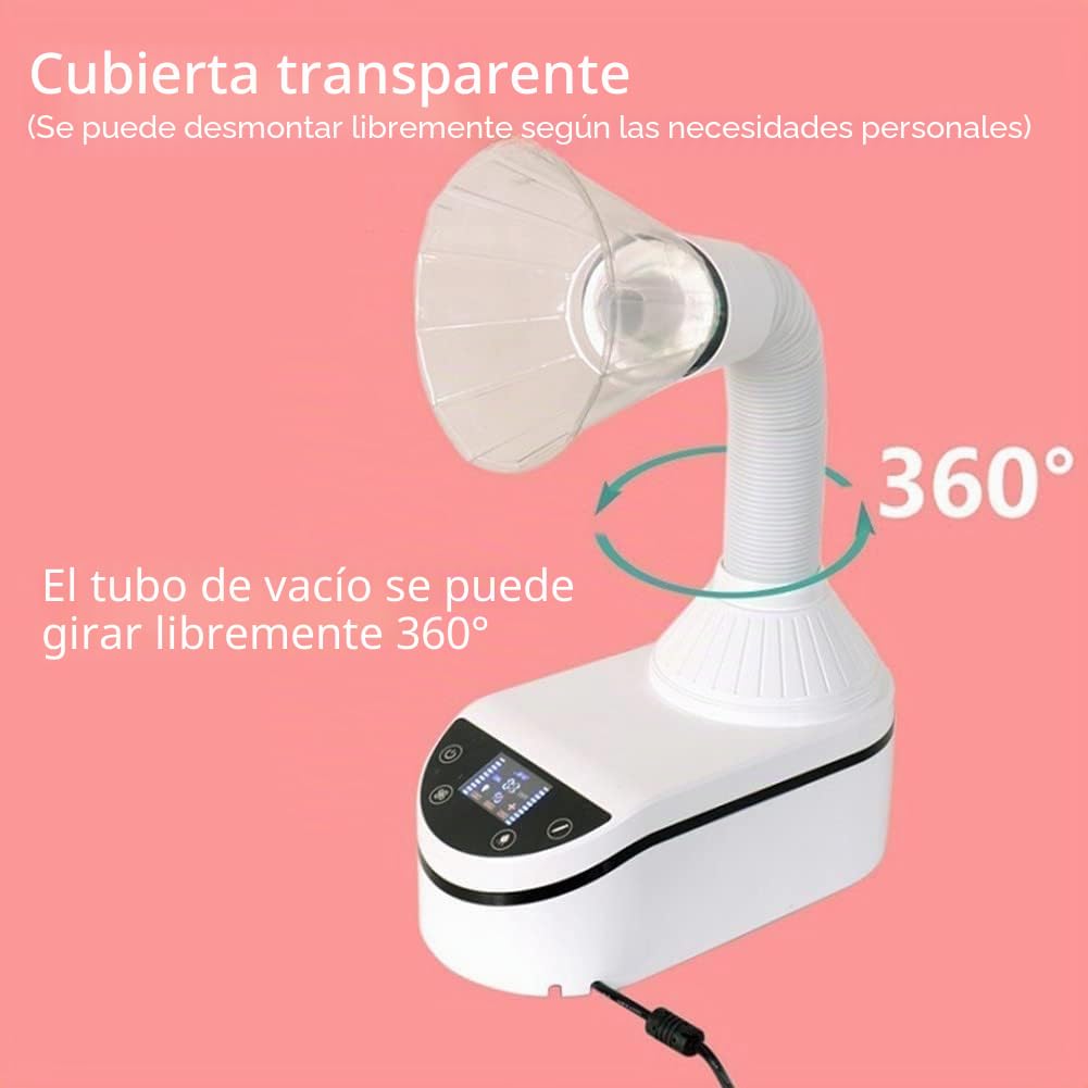 Aspirador De Polvo De Bajo Ruido De 230W, Equipo De Laboratorio Dental Colector De Polvo De Alta Potencia De Velocidad Ajustable con Succión Fuerte Y Ligera