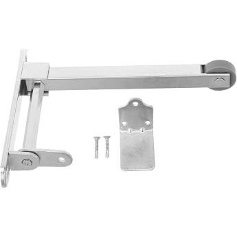GALPADA Fireproof Door Closer Stainless Steel Self-Closing for Indoor Outdoor Doors with High Temperature Resistance Low Nois