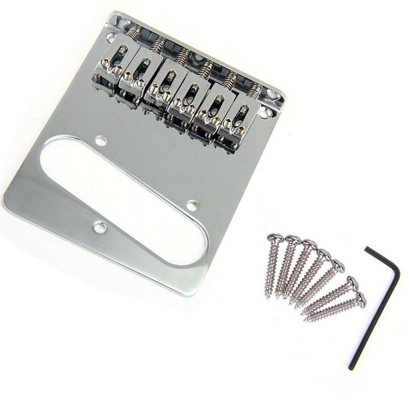 Juego De Puente Para Guitarra Eléctrica Puente De Sillín Con Tornillos, Llave Hexagonal, Accesorios De Piezas De Guitarra Eléctrica
