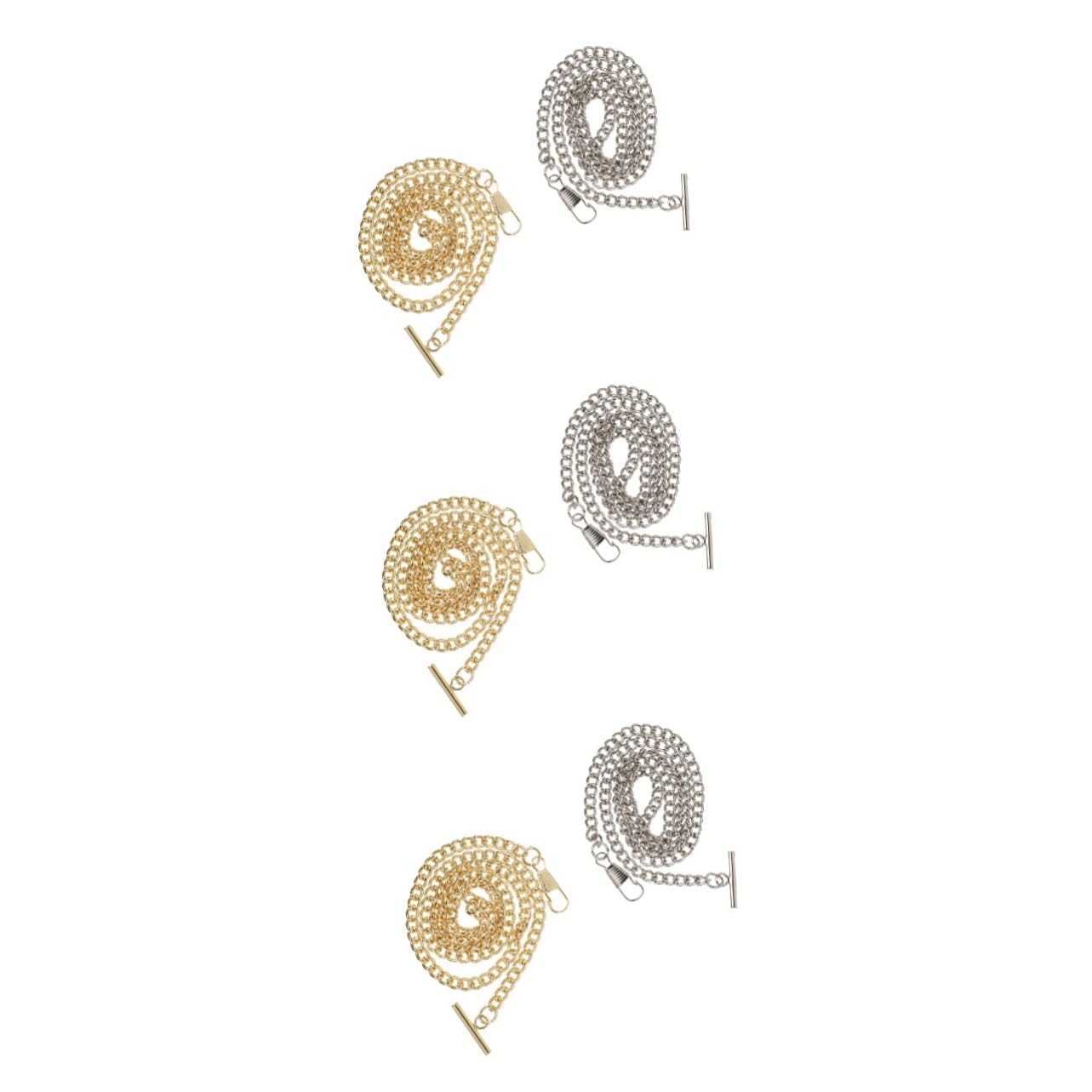 PACKOVE t Taschenuhrkette Ketten für Männer mit Anhänger Tanktops für Männer goldene Taschenuhrenkette Silberne Taschenuhrenkette Zubehör für Kleiderketten Kette für Taschenuhr Eisen