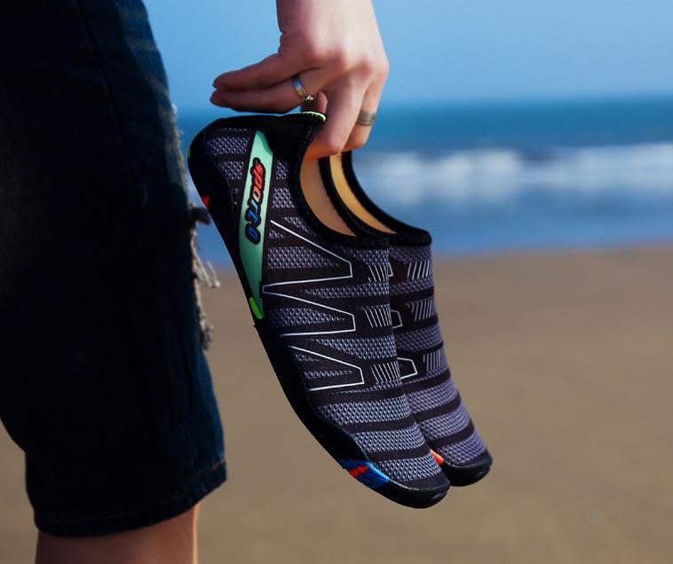 Barefoot Water Shoes Quick-Dry Aqua Socks for Surfing Beach Running Swim Shoes Women Men4