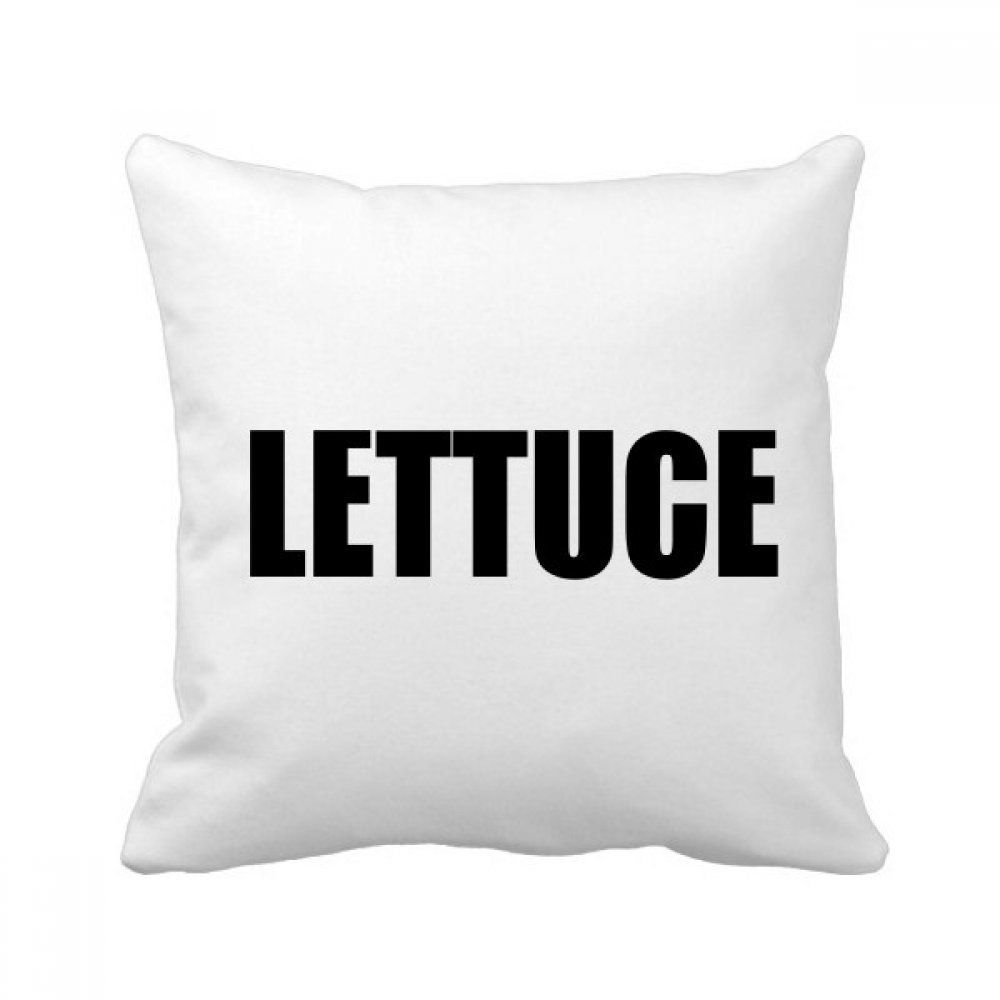 Coussin de laitue légumes pour égayer un salon terne oreiller déco canapé carré 40cm