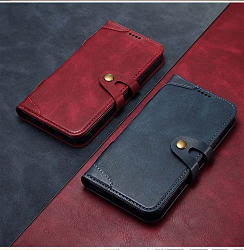 Funda de cuero elegante para iPhone 14 Plus de 6.7 pulgadas con soporte 6