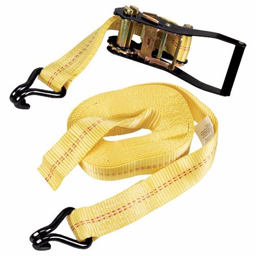 Wideskall® 4 Pieces Heavy Duty Ratchet Tie Down Cargo Straps - 27' x 2