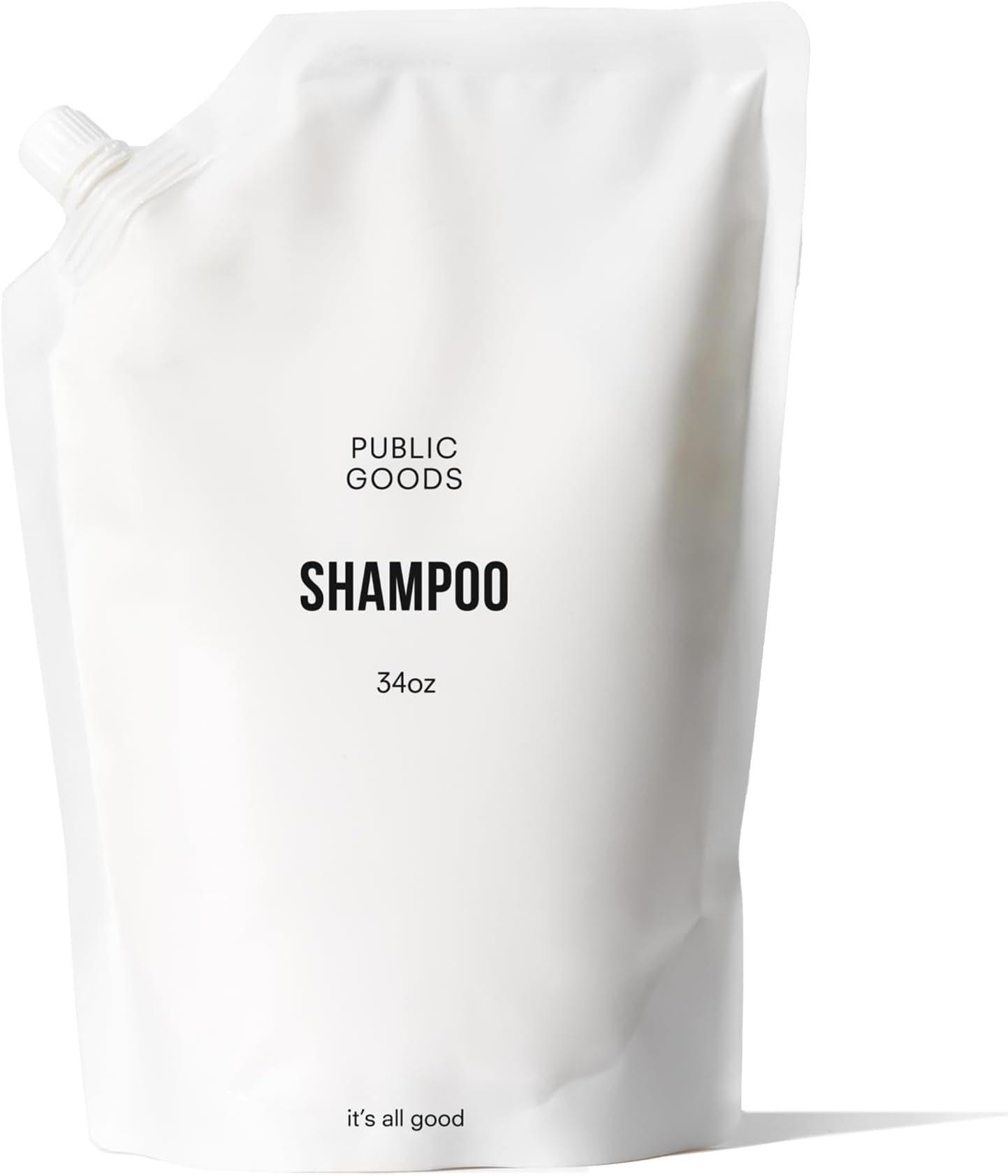 Public Goods Shampoo for Women & Men | Natural Gentle Shampoo to Cleanse & Nourish All Hair Types | Made with Organic Essential Oils | Sulfate & Paraben Free | Vegan | Made in Canada | 34 Fl Oz Refill