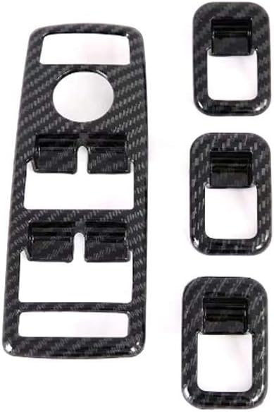 New Protective Window Control Covers Compatible with Tesla Motors Model S 2012-2019 (One Set)