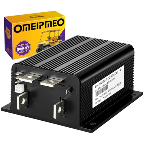 OMEIPMEO 1204-410 Golf Cart Speed Controller 48V 300A 5K-0 Speed Controller Fits Curtis Club Car DS 1996-UP EZGO TXT 1995-2004 Marathon 1980-1994 Golf Cart Club Car Motor Controller Programmable