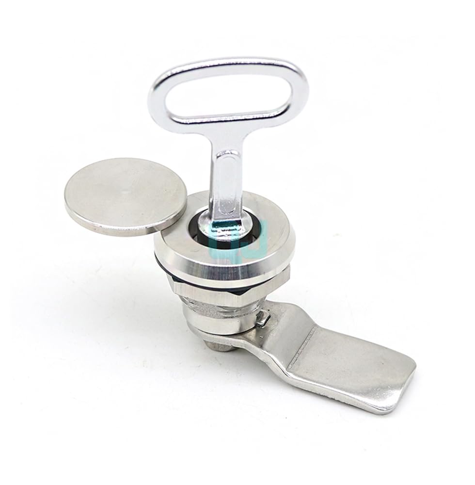 Serrure triangulaire inox 304 MS705 avec couvercle pour armoire électrique étanche