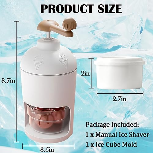 Compare Manual Shaved Ice Shaver and Snow Cone Machines Portable Ice
