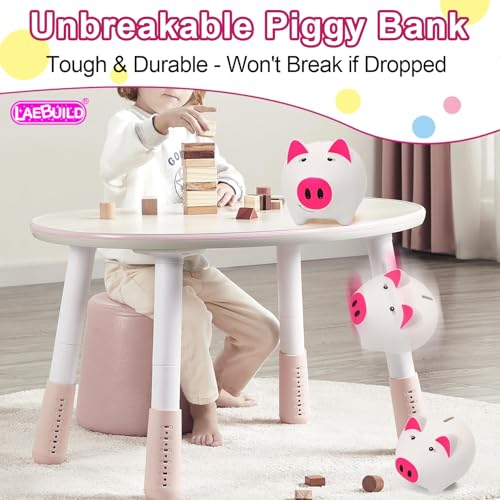 Image of Piggy Bank for Kids, Piggy Bank for Boys, Glow in the Dark | Glow in the Dark Plastic Piggy Bank, Coin Bank Suitable for Boys and Girls
