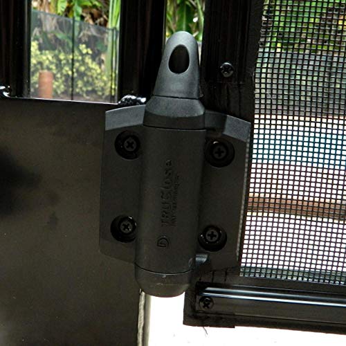 Life Saver Pool Fence GATE48BA-DIYc Pool Fence DIY Self-Closing Gate, Black