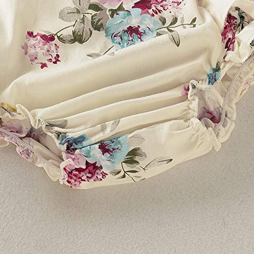 Baobaolai Macacão Infantil com Estampa Floral