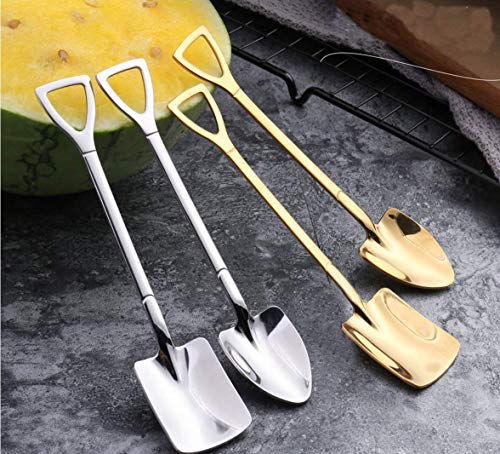 Catálogo de Cucharillas para azúcar disponible en línea para comprar. 45 Cucharas de café, pala universal, cuchara creativa de acero inoxidable para té, pastel, azúcar, cuchara de helado de postre, condimento de cocina o cuchara de especias (6.5...
