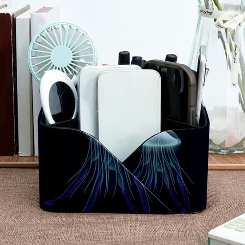 Rangement papeterie porte-stylo méduse rectangulaire pour bureau et maison