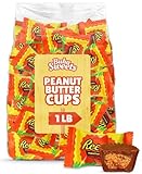 Bulk Peanut Butter Cup Miniatures Candy - 1.5 Pound (75 Pieces) Individually Wrapped Milk Chocolate Candy For Parties & Treats