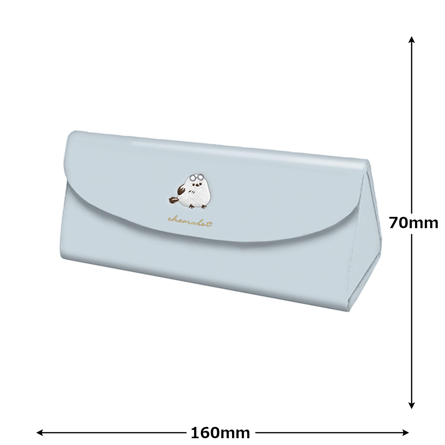 Amazon.co.jp: チャミュレット コンパクト眼鏡ケース シマエナガ