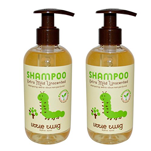Little Twig Unscented Shampoo with Jojoba Oil and Vitamin B5, 8.5 fl. oz. (Pack of 2)
