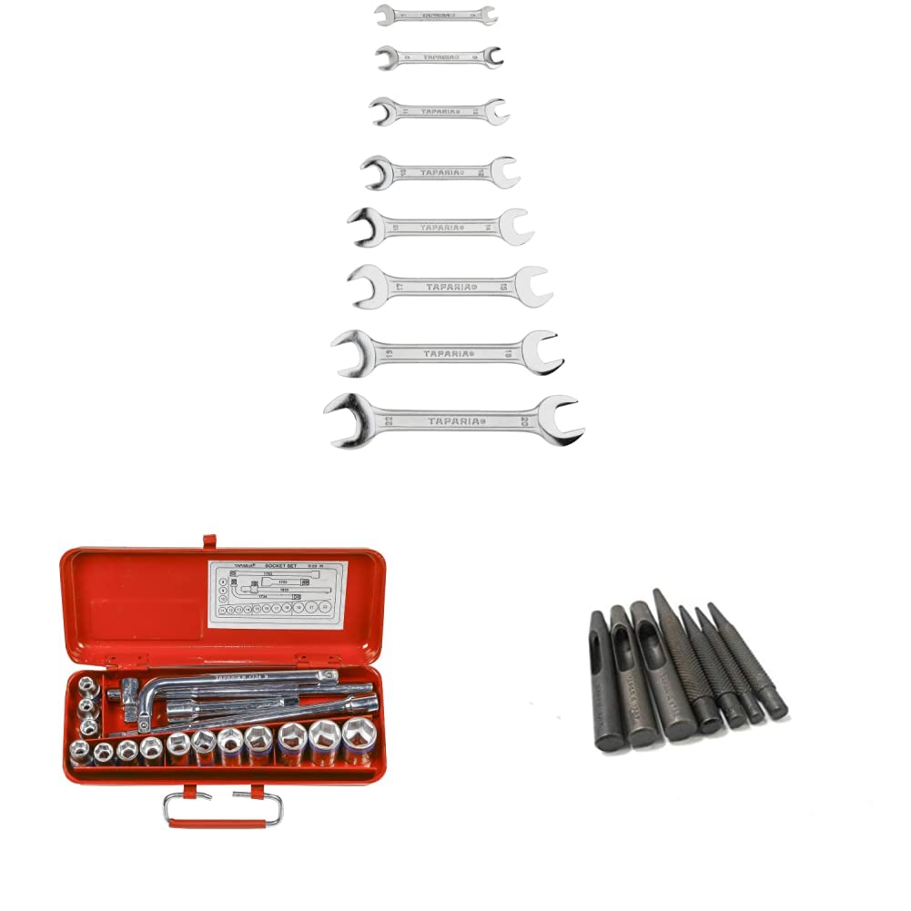 Buy Taparia DEP08 Double Ended Spanner Set & S23M/S23H 1/2Inch Square