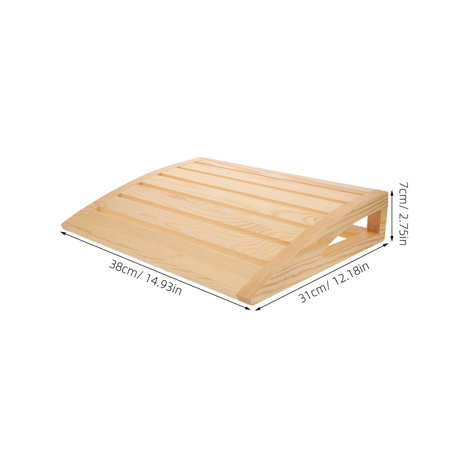 NUOBESTY Saunakissen aus Massivholz mit Feuchtigkeitsaufnahme Ergonomische Nackenstütze für Sauna Dampfbad und Badewanne Hitzebeständiges Zubehör für Langanhaltenden Komfort