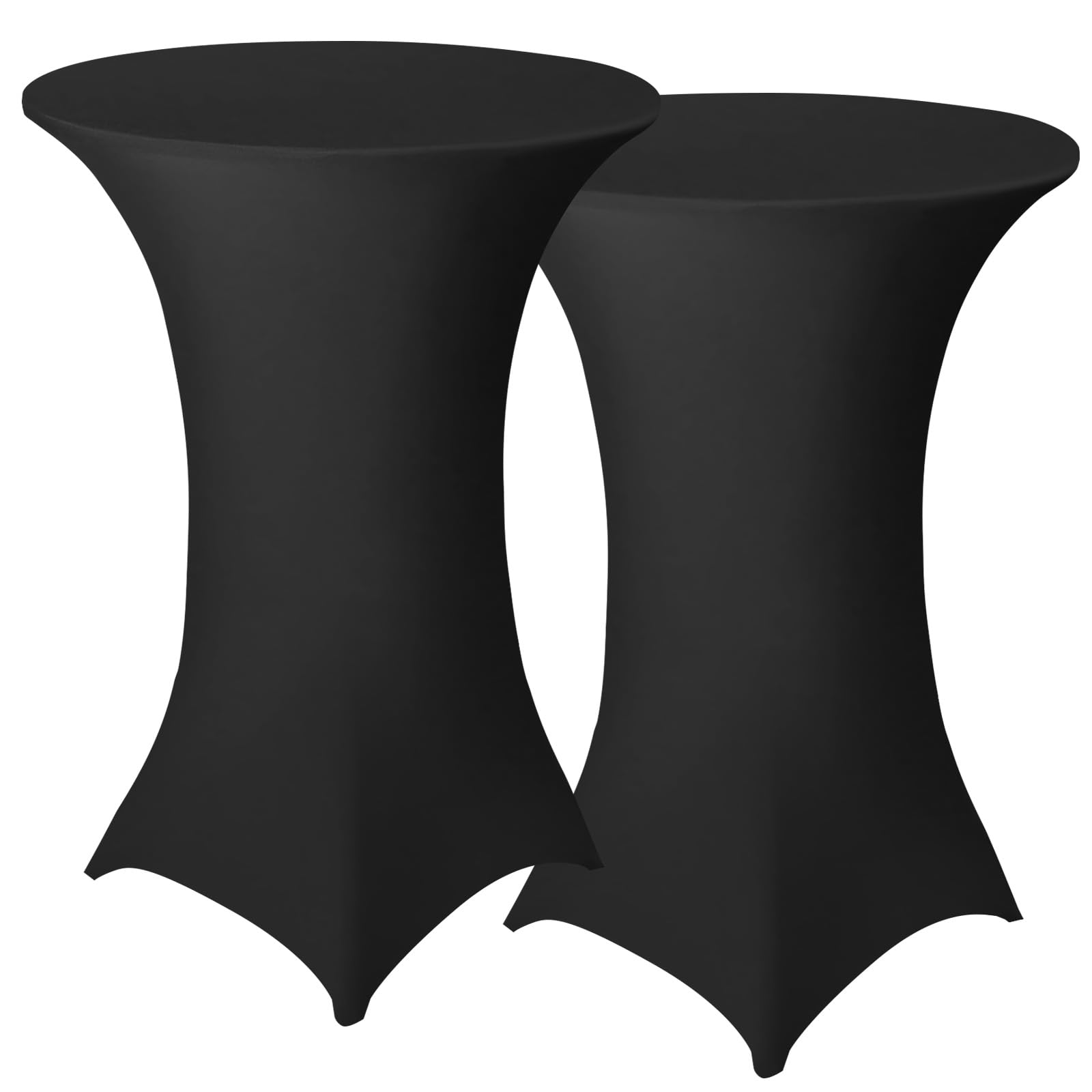 Granbest Cocktail Tischhussen Eingebaut Spandex Quadrat Ecken Stehtischhussen für Party, Bankett, Hochzeitsereignis, Ausstellung, Freien