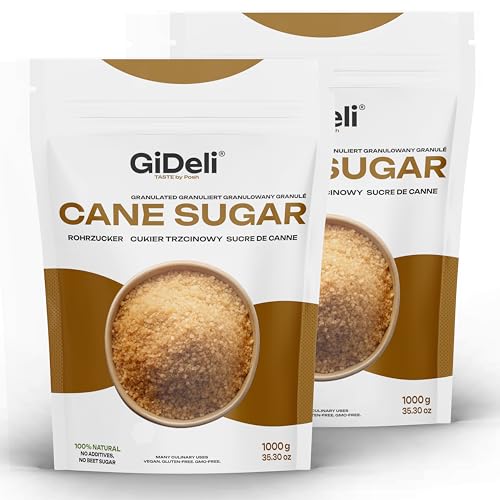 GiDeli azúcar moreno 2 x 1kg sin refinar