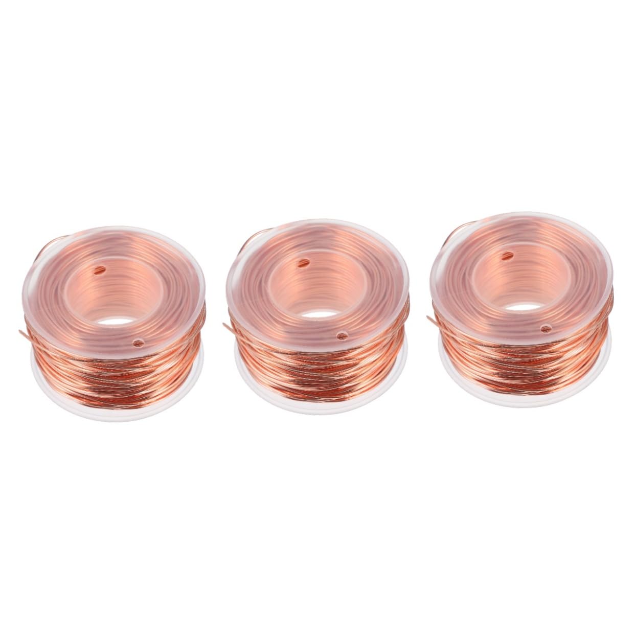 Gatuida 3pcs Copper Wire for Craft Copper Wire for Electroculture Gardening and Antenna Crafts Thickness Sturdy and for Garden Projects