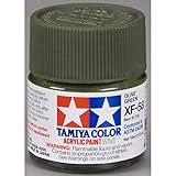 TAMIYA Acrylic Mini XF58 Olive Green TAM81758 Plastics Paint Acrylic