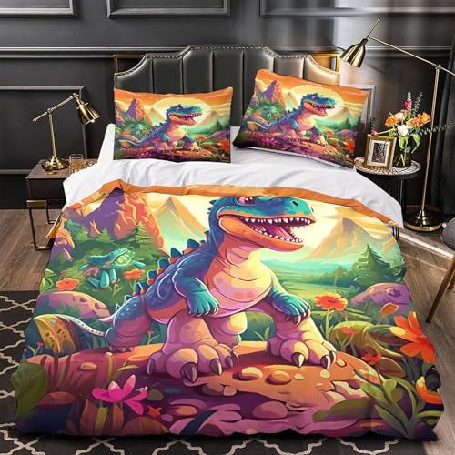 Housse de couette 260x220cm imprimé 3D microfibre douce