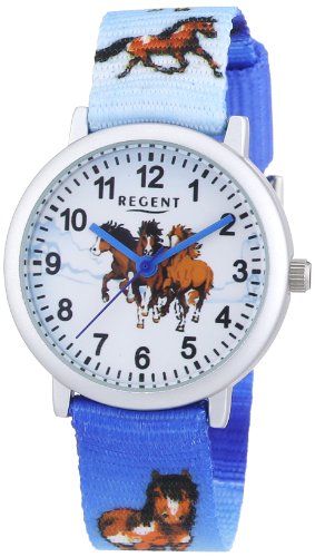 Preisvergleich Produktbild Regent Unisex-Armbanduhr Analog Quarz Textil 12400204